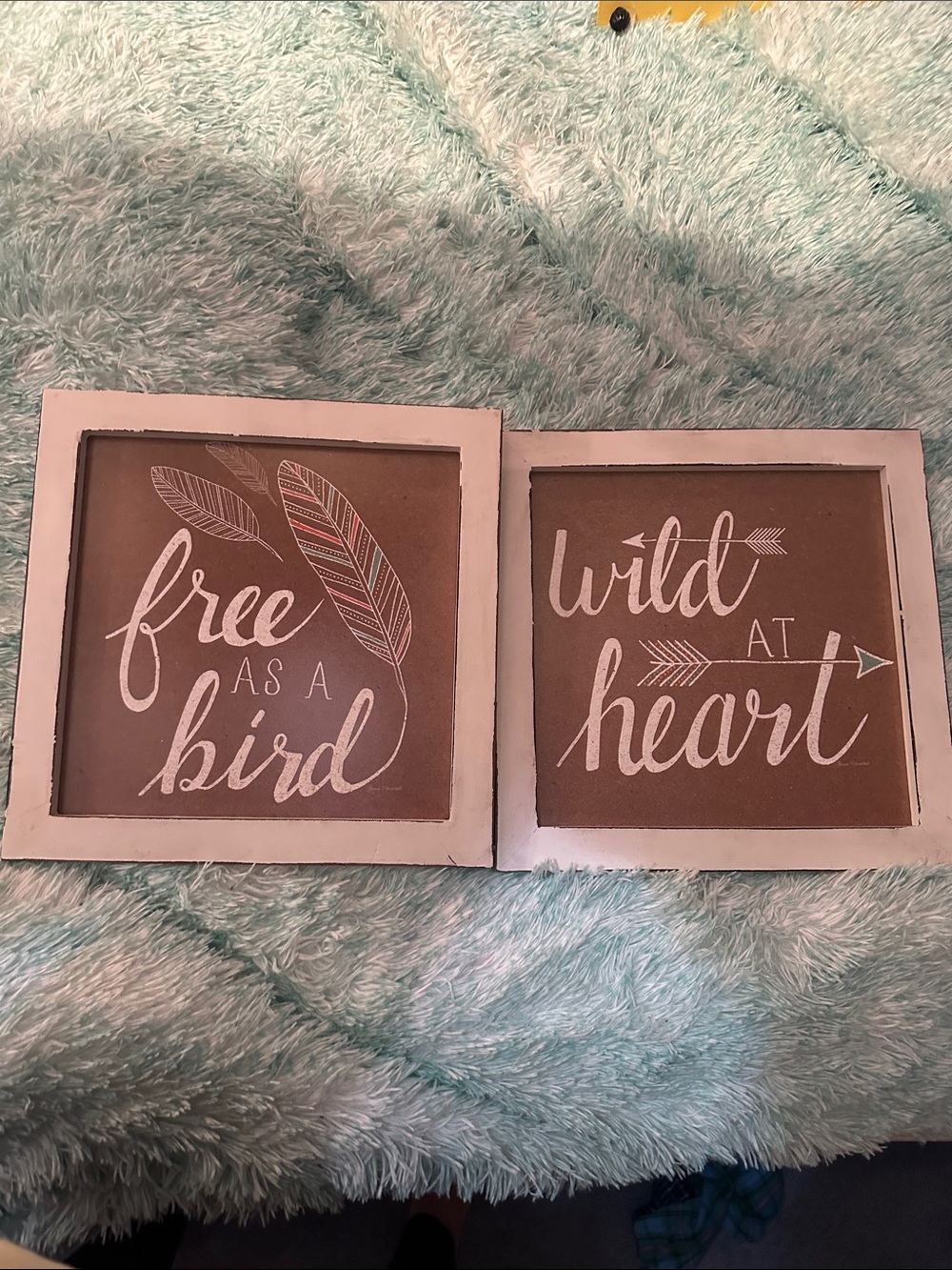Free As A Bird and Wild at Heart Wall Art